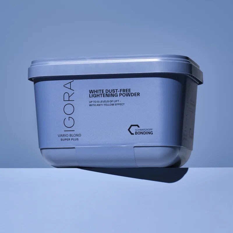 Schwarzkopf Professional IGORA Vario Blond Super Plus élénkítő púder szőke hajra 450 g