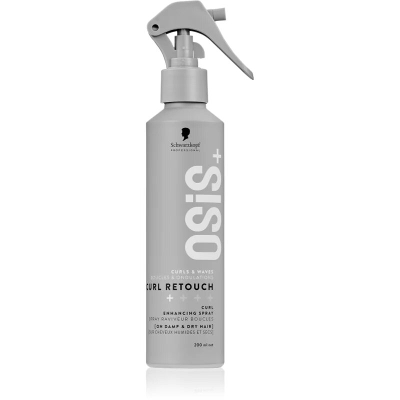 Schwarzkopf Professional Osis+ Curl Retouch haj spray a hullámos és göndör hajra 200 ml