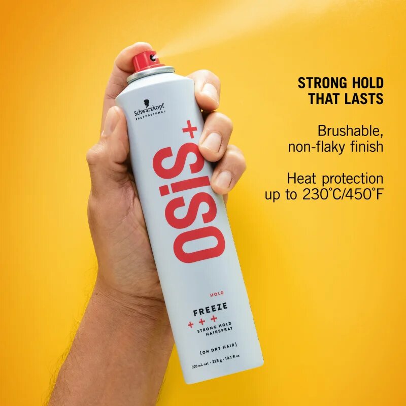 Schwarzkopf Professional Osis+ Freeze hajlakk erős fixálással 300 ml