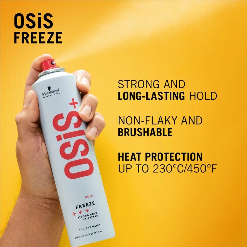 Schwarzkopf Professional Osis+ Freeze hajlakk erős fixálással 500 ml