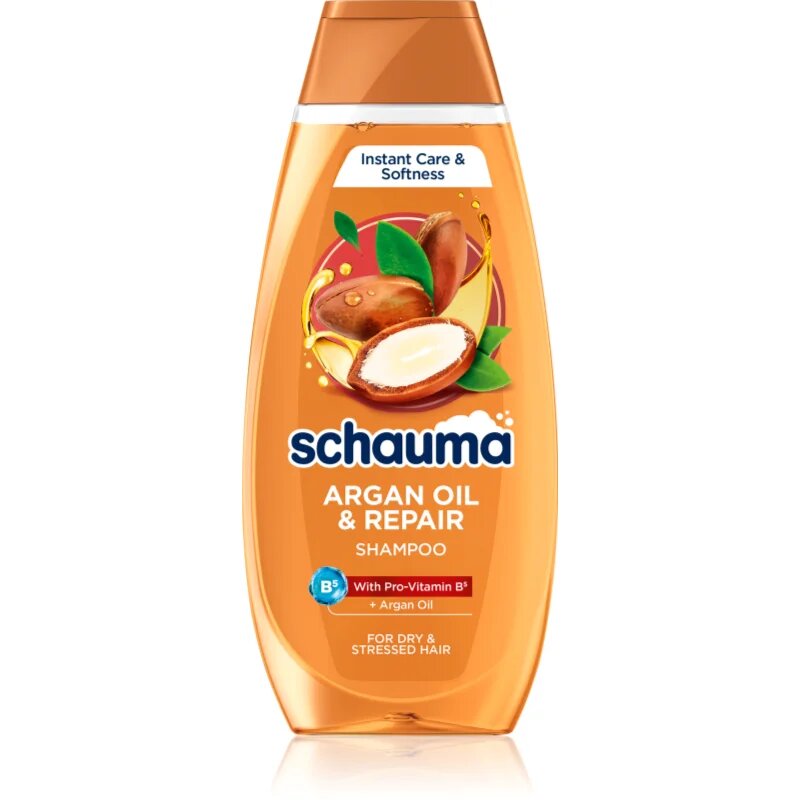 Schwarzkopf Schauma Argan Oil & Repair megújító sampon száraz és sérült hajra 400 ml