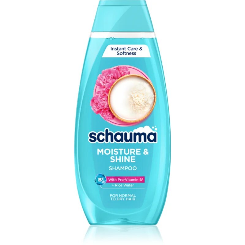 Schwarzkopf Schauma Moisture & Shine hidratáló sampon normál és száraz hajra 400 ml