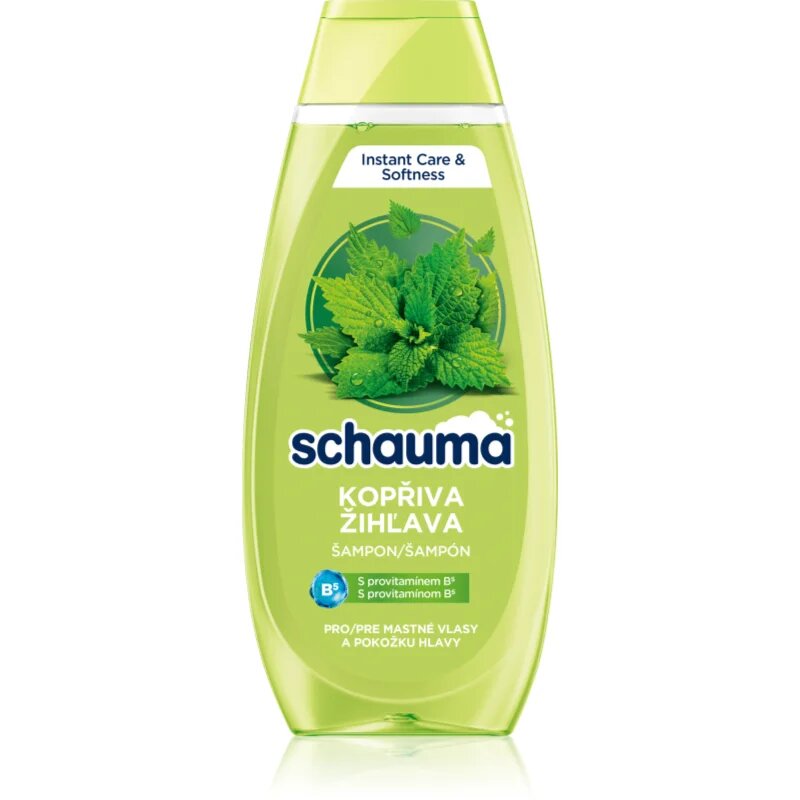 Schwarzkopf Schauma Nettle Freshness tisztító sampon zsíros hajra és fejbőrre 400 ml