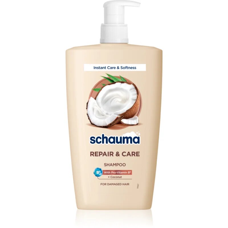 Schwarzkopf Schauma Repair & Care sampon száraz és sérült hajra kókuszzal 1000 ml