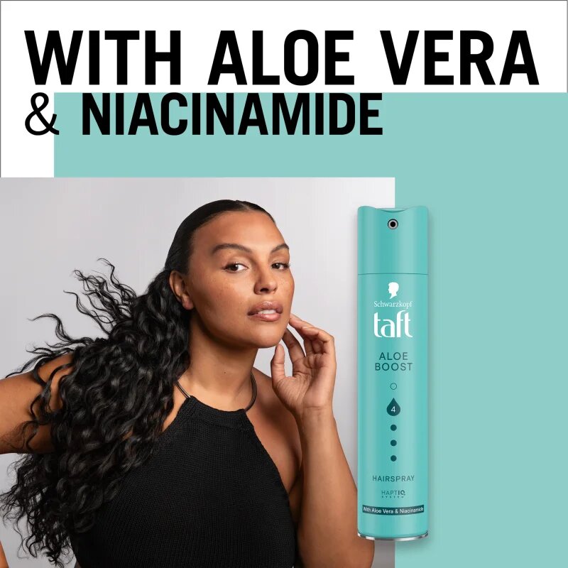 Schwarzkopf Taft Aloe Boost hajlakk erős fixálással 250 ml