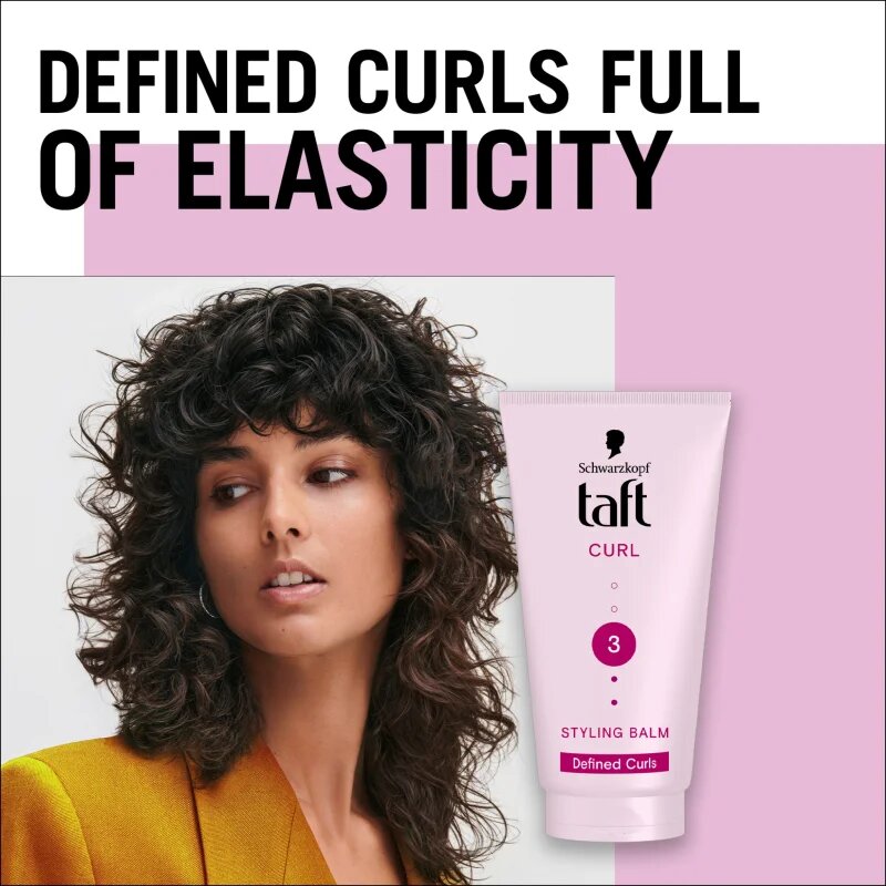Schwarzkopf Taft Curl formázó balzsam göndör hajra 150 ml
