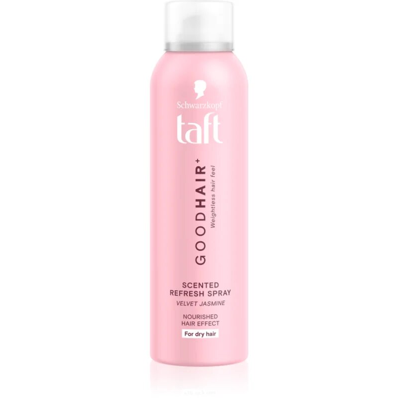 Schwarzkopf Taft Good Hair felpezsdítő spray száraz hajra illatok Velvet Jasmine 150 ml
