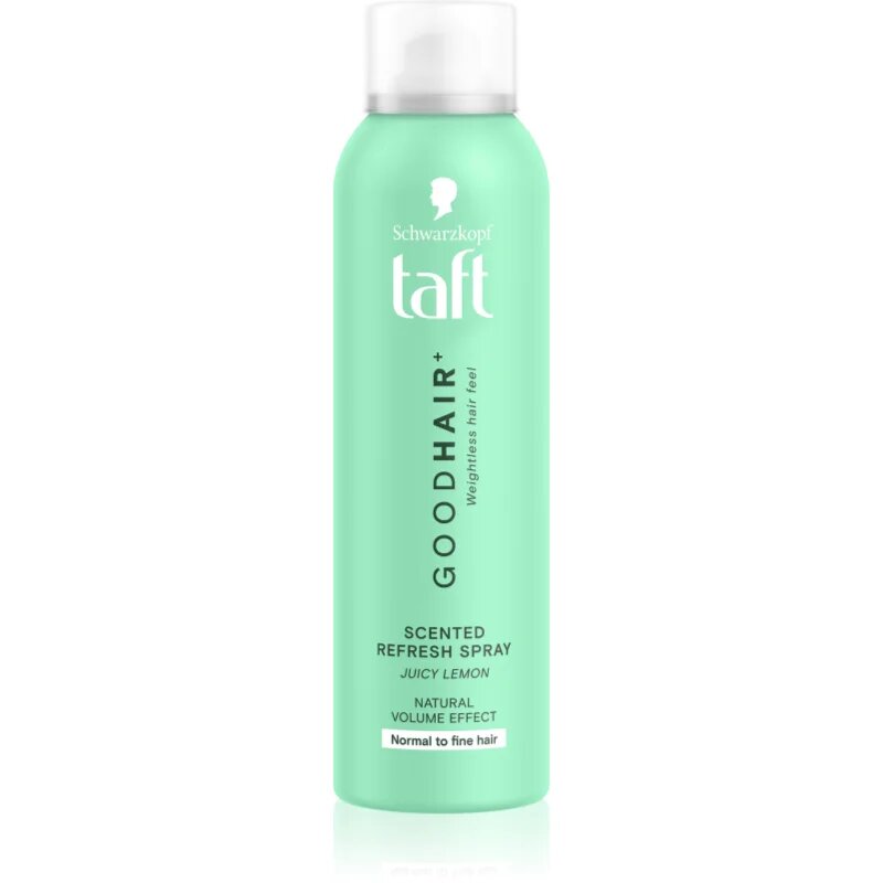 Schwarzkopf Taft Good Hair felpezsdítő spray vékonyszálú és normál hajra illatok Juicy Lemon 150 ml
