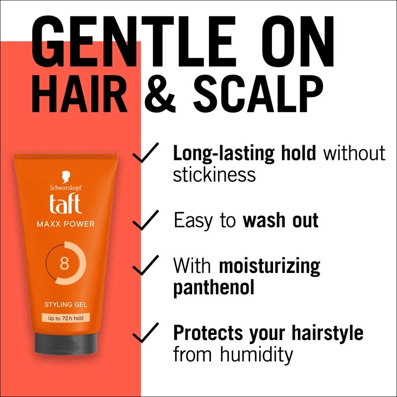 Schwarzkopf Taft Men extra erős gél hajra 150 ml