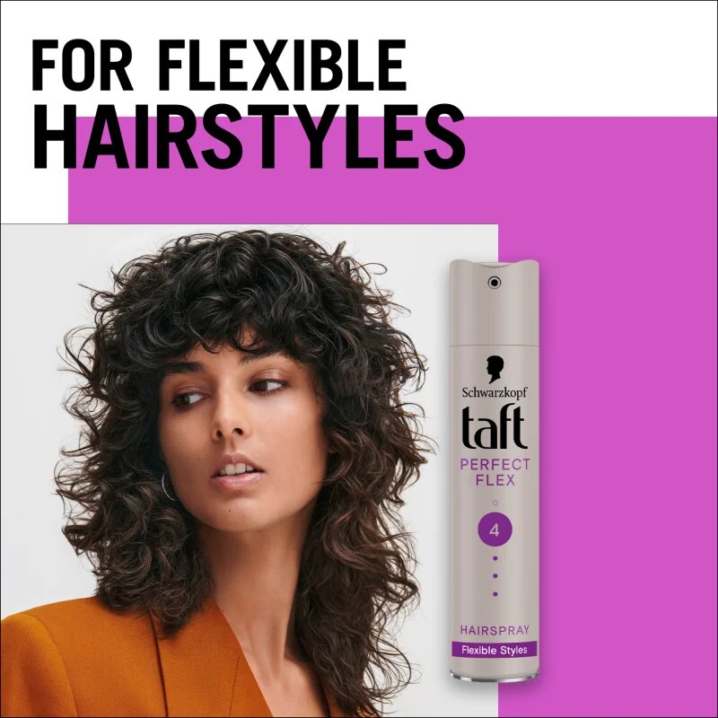 Schwarzkopf Taft Perfect Flex erős hajformázó lakk 250 ml