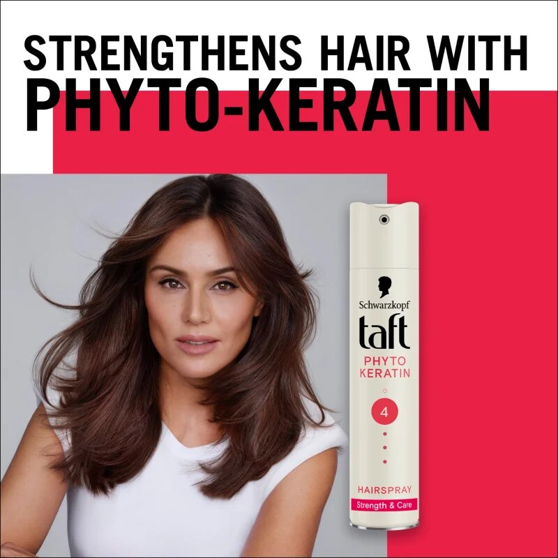 Schwarzkopf Taft Phytokeratin erős hajformázó lakk 250 ml