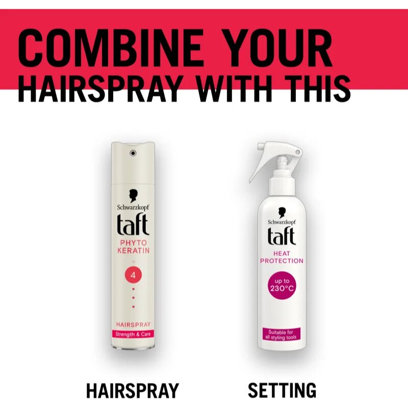 Schwarzkopf Taft Phytokeratin erős hajformázó lakk 250 ml