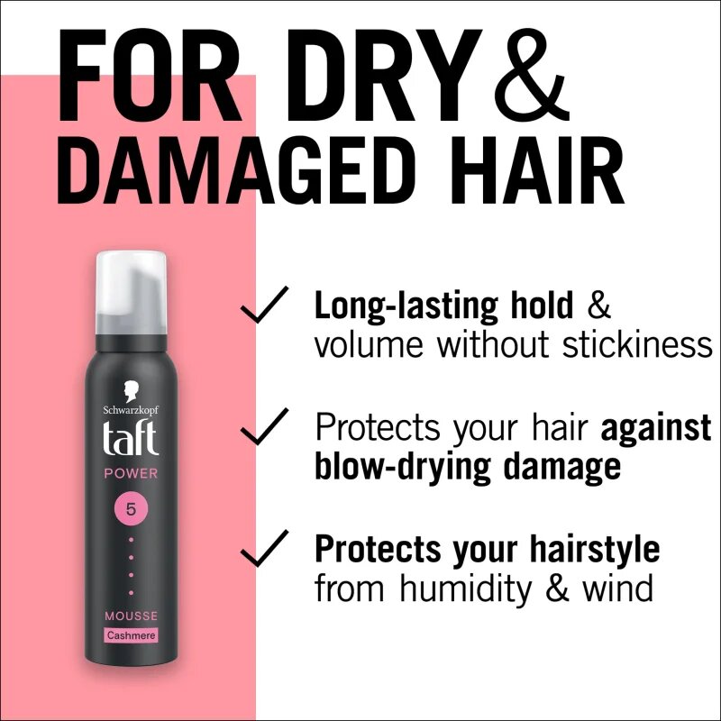 Schwarzkopf Taft Power Cashmere fixáló hab dús hatásért 200 ml
