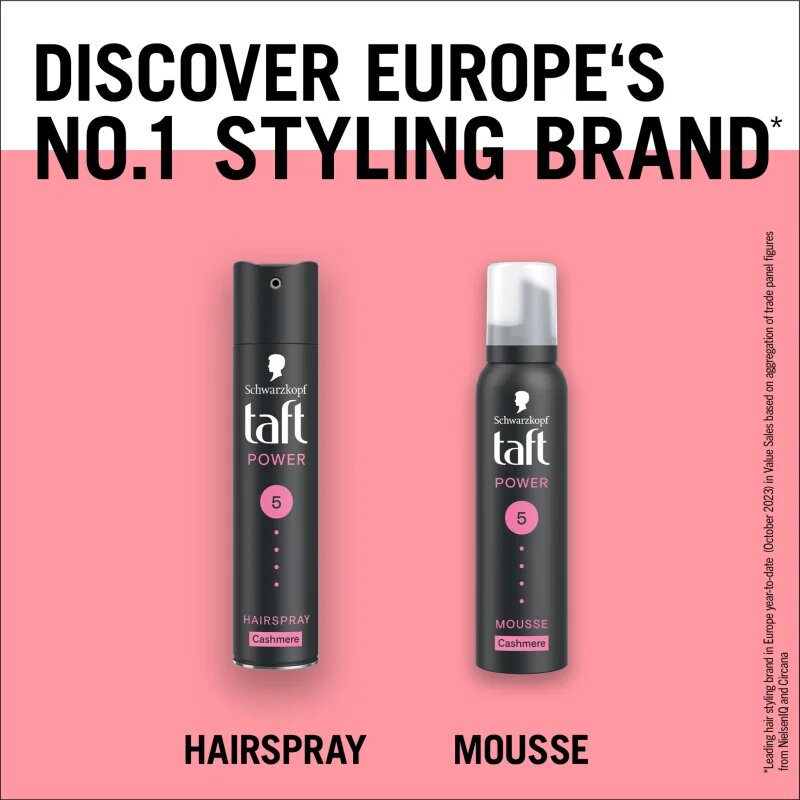Schwarzkopf Taft Power Cashmere fixáló hab dús hatásért 200 ml