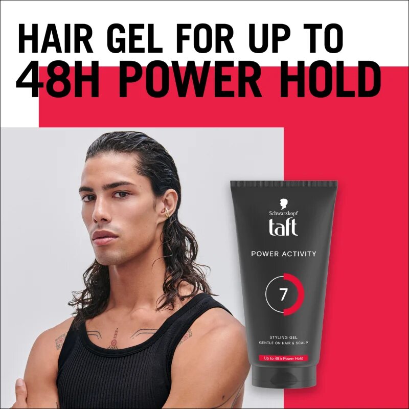 Schwarzkopf Taft Power erős fixálású gél a hajra 150 ml