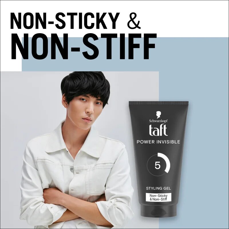 Schwarzkopf Taft Power Invisible erős fixálású gél a hajra 150 ml