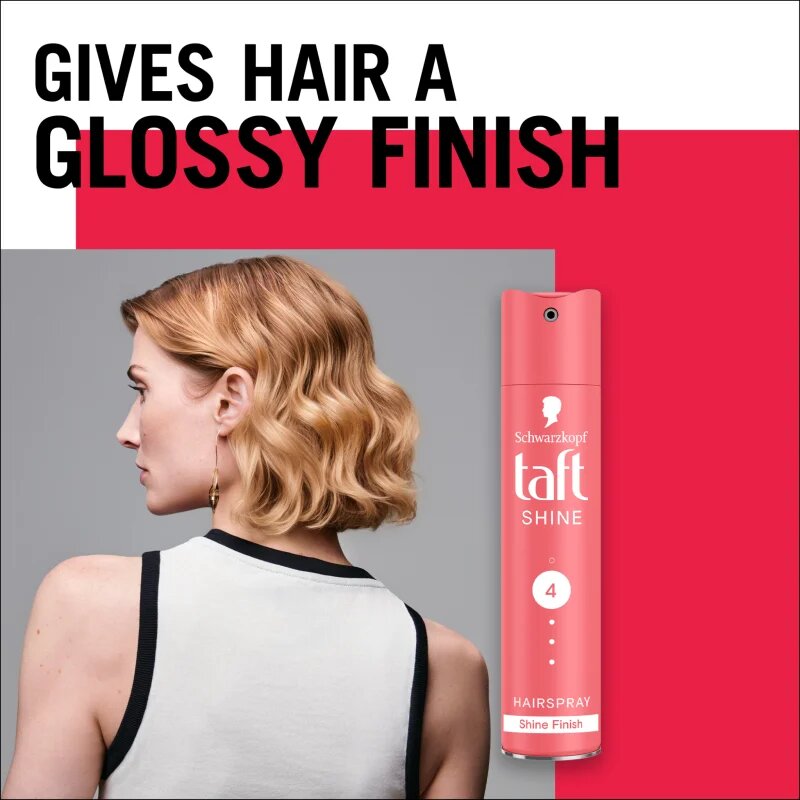 Schwarzkopf Taft Shine Hajlakk az extra erős tartásért 250 ml