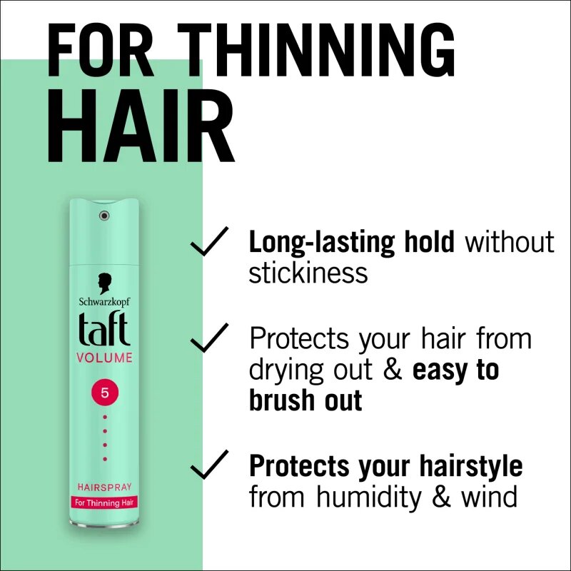Schwarzkopf Taft Volume erős hajformázó lakk 250 ml