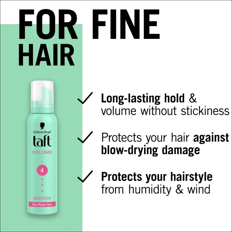 Schwarzkopf Taft Volume fixáló hab dús hatásért 200 ml
