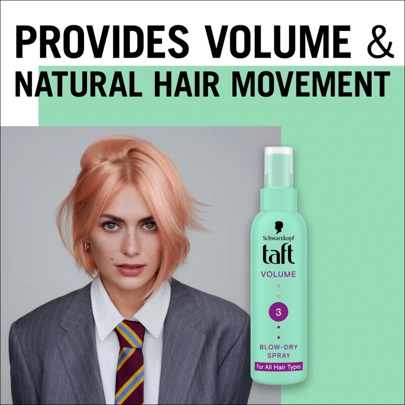 Schwarzkopf Taft Volume spray a hajra közepes fixálással 150 ml