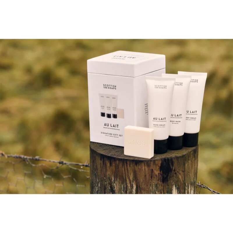 Scottish Fine Soaps Au Lait ajándékszett testre