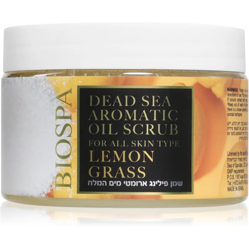 Sea of Spa Bio Spa Lemongrass bőrpuhító testpeeling 350 ml