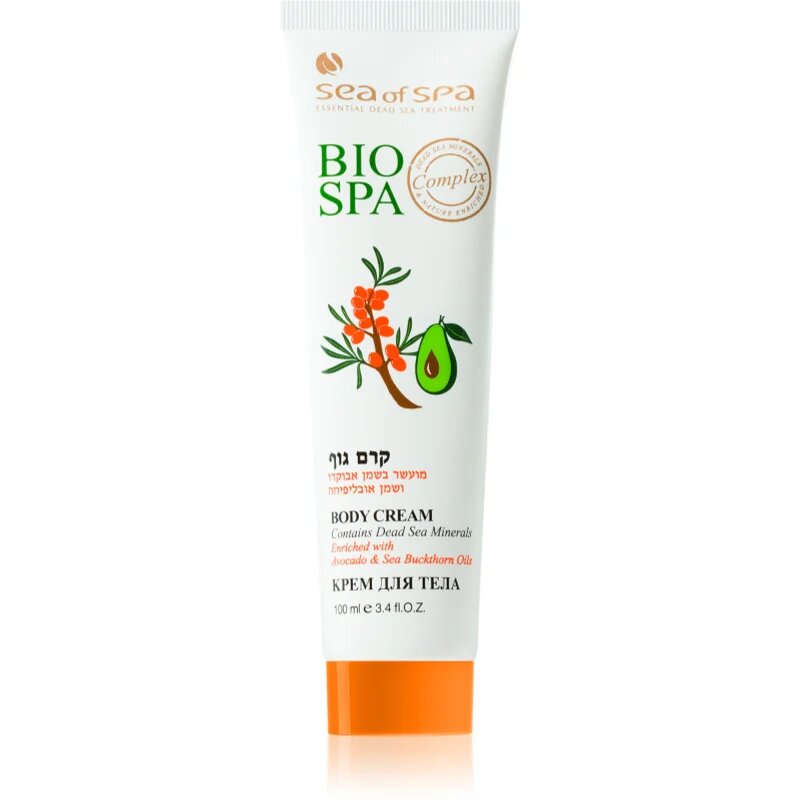Sea of Spa Bio Spa testápoló krém avokádóval és homoktövissel 100 ml