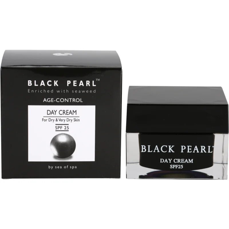 Sea of Spa Black Pearl nappali ránctalanító krém száraz és nagyon száraz bőrre SPF 25 50 ml
