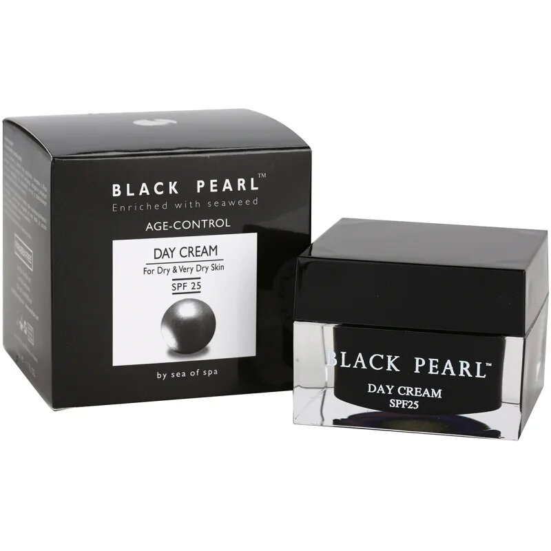 Sea of Spa Black Pearl nappali ránctalanító krém száraz és nagyon száraz bőrre SPF 25 50 ml