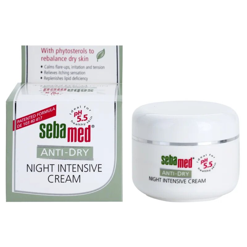 Sebamed Anti-Dry éjszakai intenzív krém fitoszterolokkal 50 ml