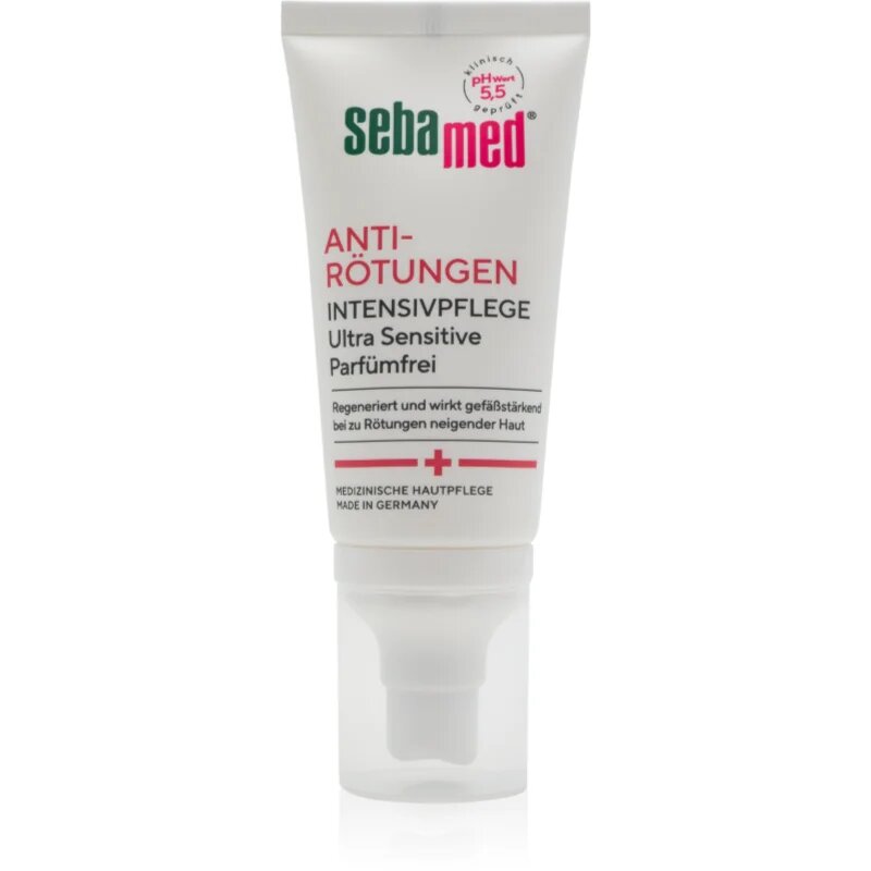 Sebamed Anti-Redness mélyen helyreállító krém az érzékeny vörösödésre hajlamos bőrre 50 ml