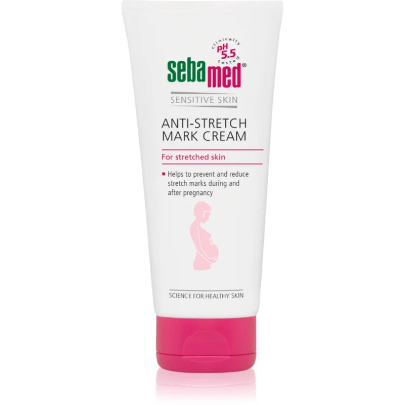 Sebamed Anti-Stretch Mark Cream testápoló krém a striák megelőzésére és csökkentésére 200 ml