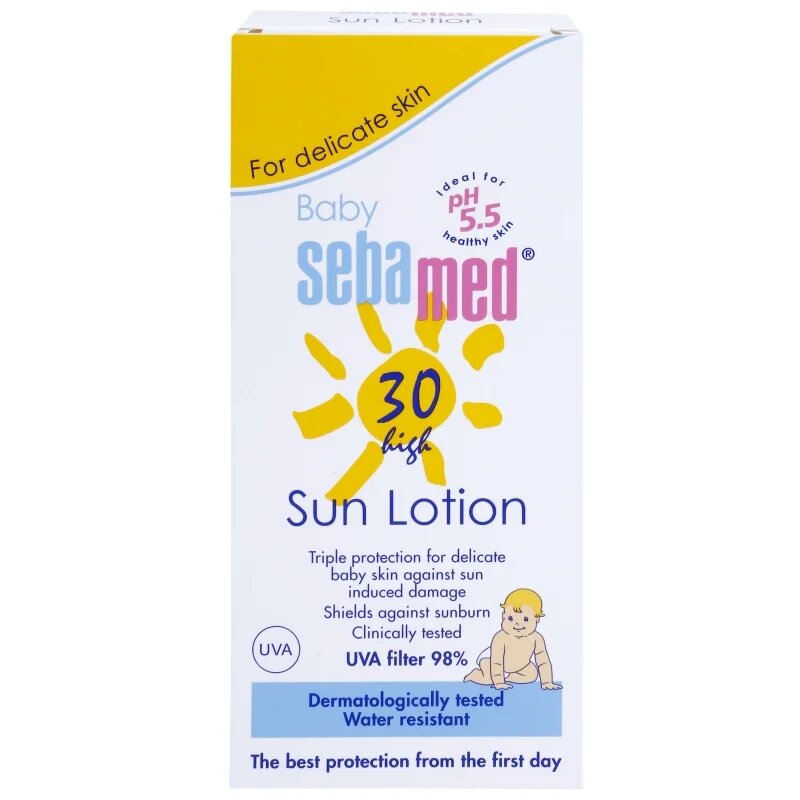 Sebamed Baby Sun naptej gyermekeknek SPF 30 200 ml