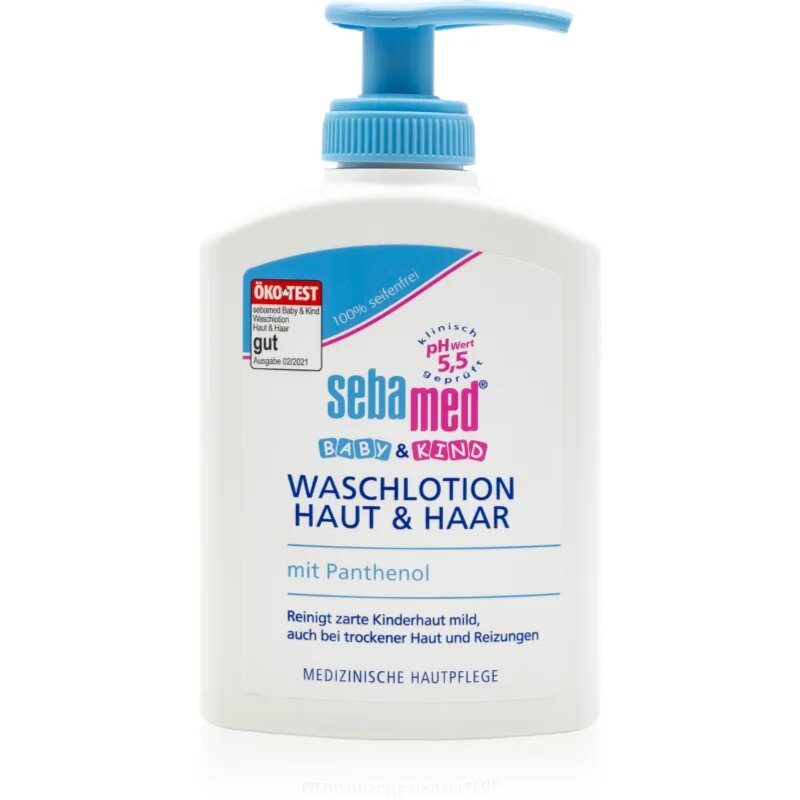 Sebamed Baby tisztító emulzió testre és hajra pumpás 200 ml