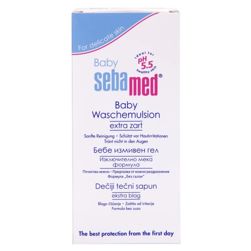 Sebamed Baby Wash nagyon gyengéd mosó emulzió testre és hajra 200 ml