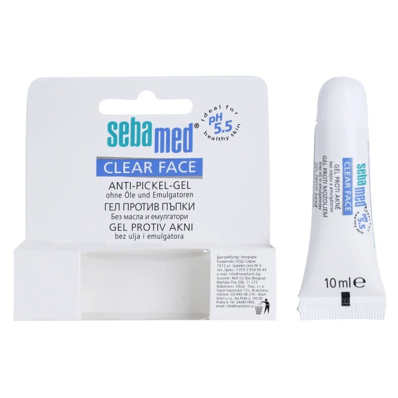 Sebamed Clear Face Anti-Pimple Gel gél pattanások ellen 10 ml