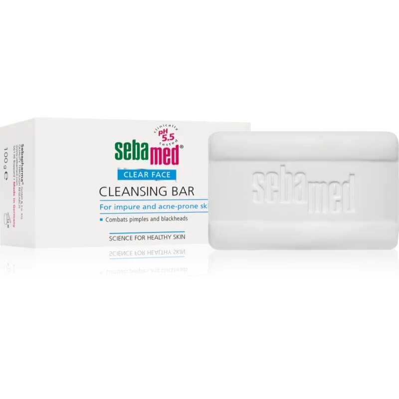 Sebamed Clear Face Cleansing Bar szindet a problémás bőrre 100 g