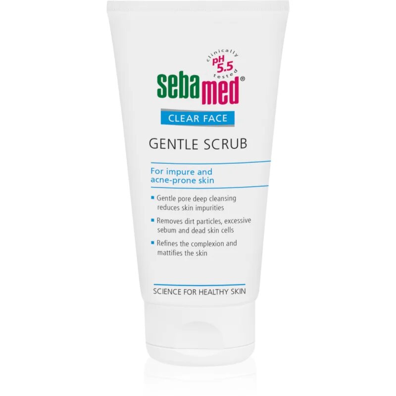 Sebamed Clear Face Gentle Scrub gyengéd bőrradír 150 ml