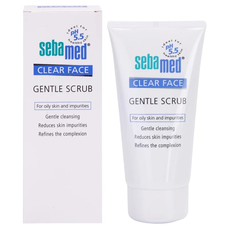 Sebamed Clear Face Gentle Scrub gyengéd bőrradír 150 ml