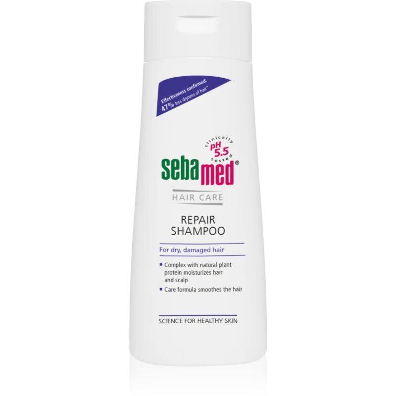 Sebamed Hair Care regeneráló sampon száraz és sérült hajra 200 ml