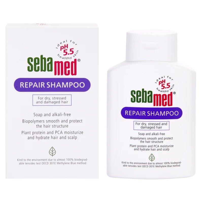 Sebamed Hair Care regeneráló sampon száraz és sérült hajra 200 ml