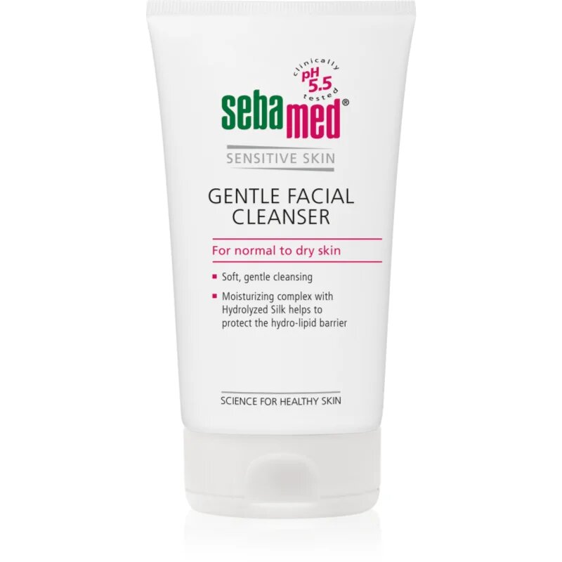 Sebamed Sensitive Skin nagyon gyengéd mosó emulzió az arcra 150 ml