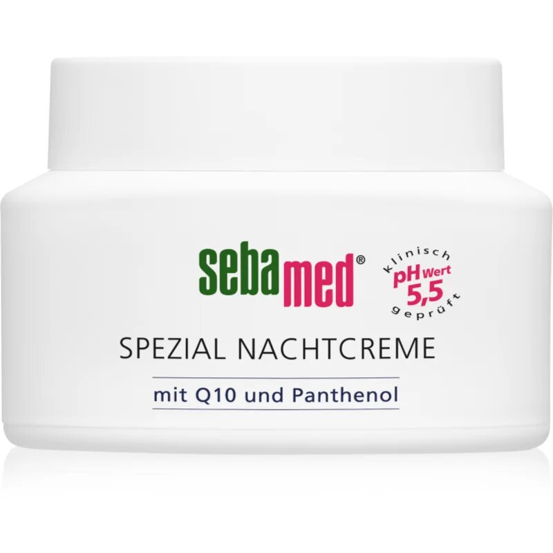 Sebamed Special Night Cream with Q10 and Panthenol regeneráló éjszakai krém koenzim Q10 75 ml