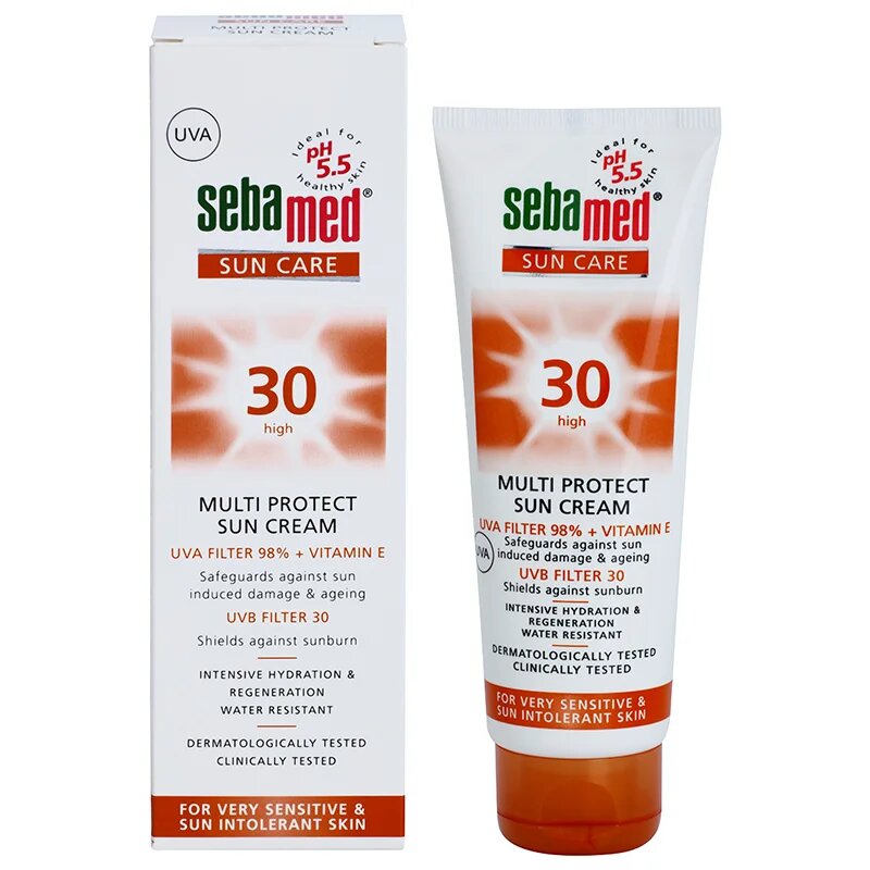 Sebamed Sun Care Multi Protect Sun Cream napozó krém SPF 30 75 ml