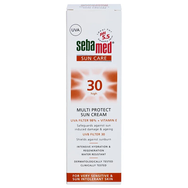 Sebamed Sun Care Multi Protect Sun Cream napozó krém SPF 30 75 ml