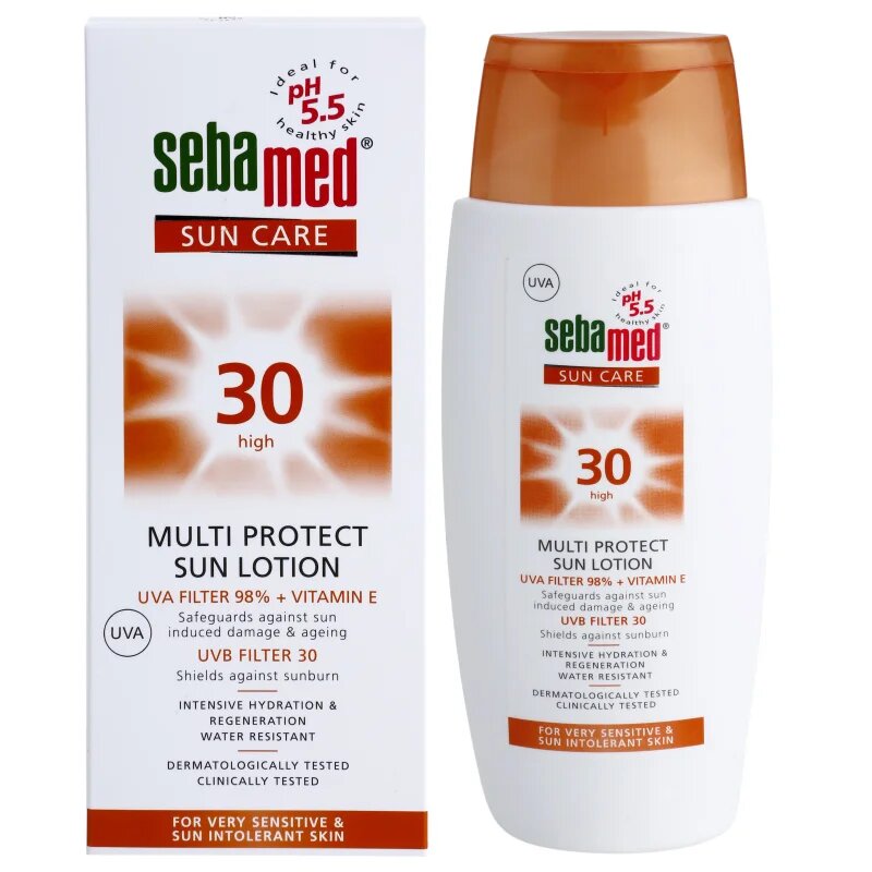 Sebamed Sun Care Multi Protect Sun Lotion napozótej SPF 30 150 ml
