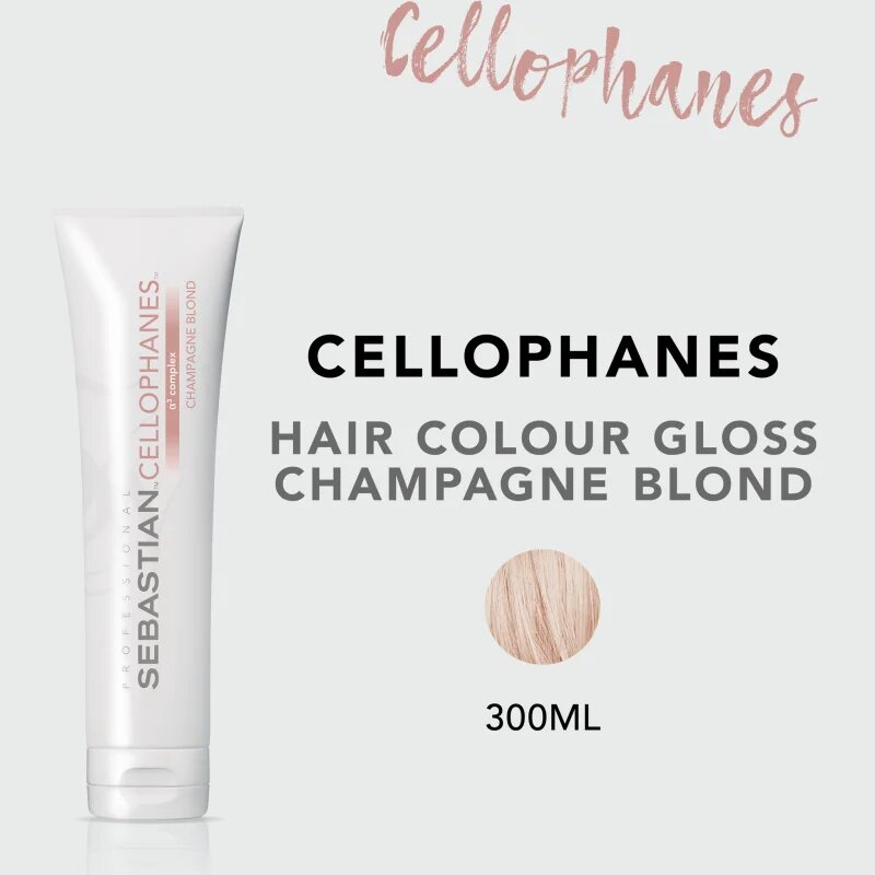 Sebastian Professional Cellophanes hajpakolás a fényes hajért festett hajra árnyalat Rose Blond 300 ml