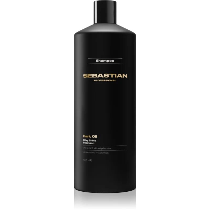 Sebastian Professional Dark Oil hidratáló sampon a fénylő és selymes hajért 1000 ml