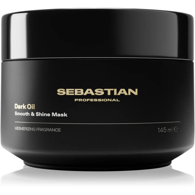 Sebastian Professional Dark Oil intenzíven tápláló maszk a fénylő és selymes hajért 145 ml