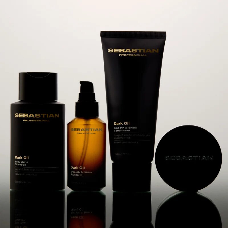 Sebastian Professional Dark Oil spray a fénylő és selymes hajért 200 ml